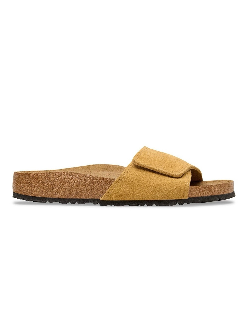 Birkenstock Sylt Suede Slide Sandals in Cork Brown - Picture 2 of 5